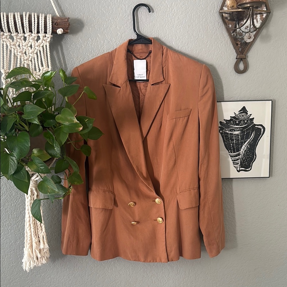 Robert Rodriguez Tan Blazer